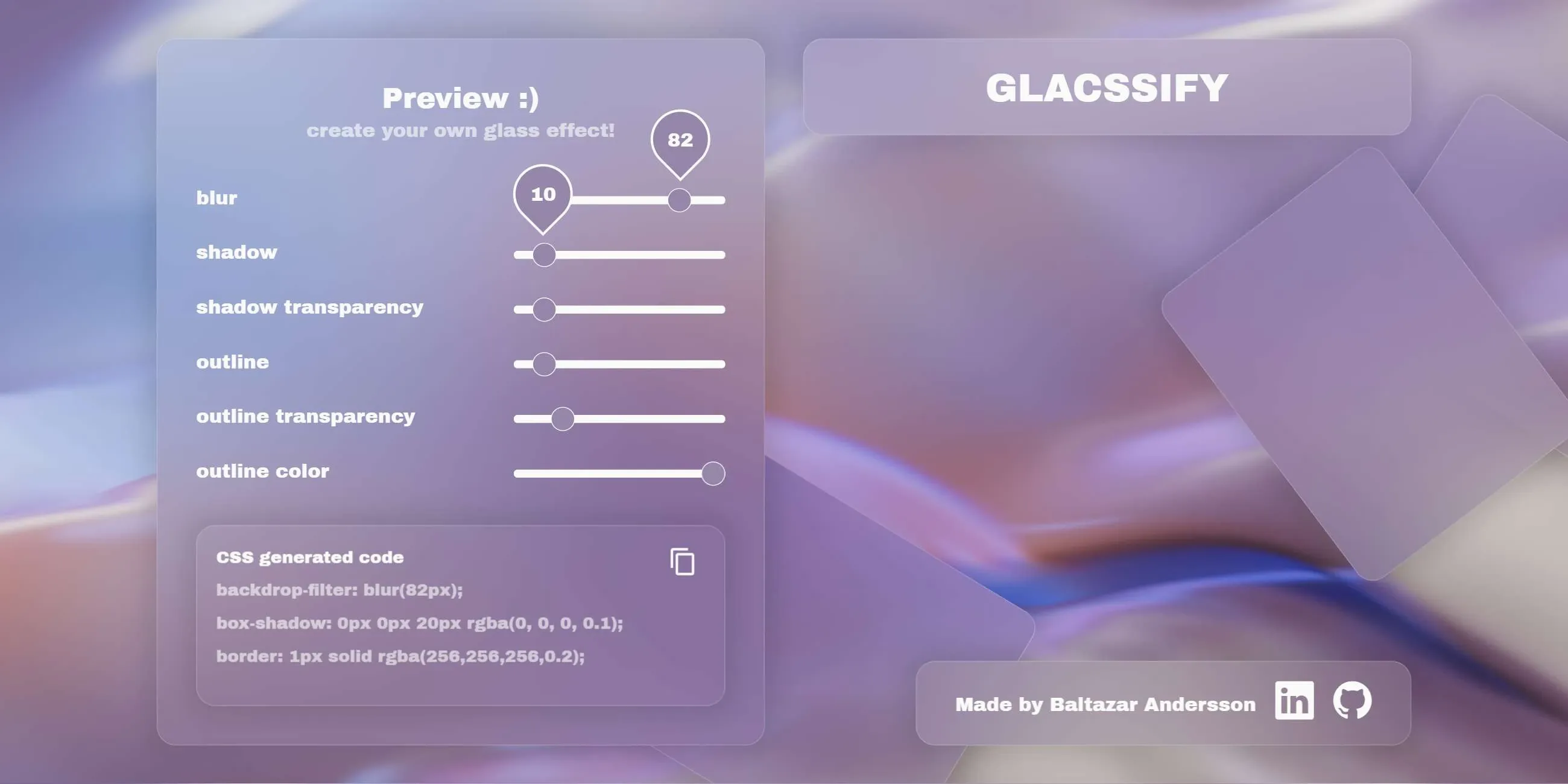 Glacssify